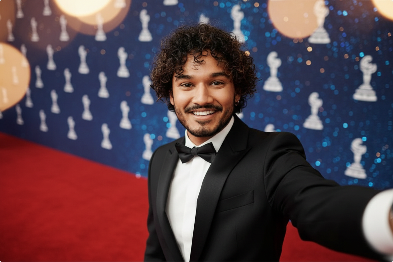 Red Carpet — example SnapWave Booth photo